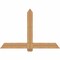 Ekena Millwork Eugene Smooth Timber Gable Bracket, Western Red Cedar, 60"W x 40"H x 3 1/2"D x 5 1/2"F, 16/12 Pitch GBW060X40X0406EUG00SWR - alternate 1